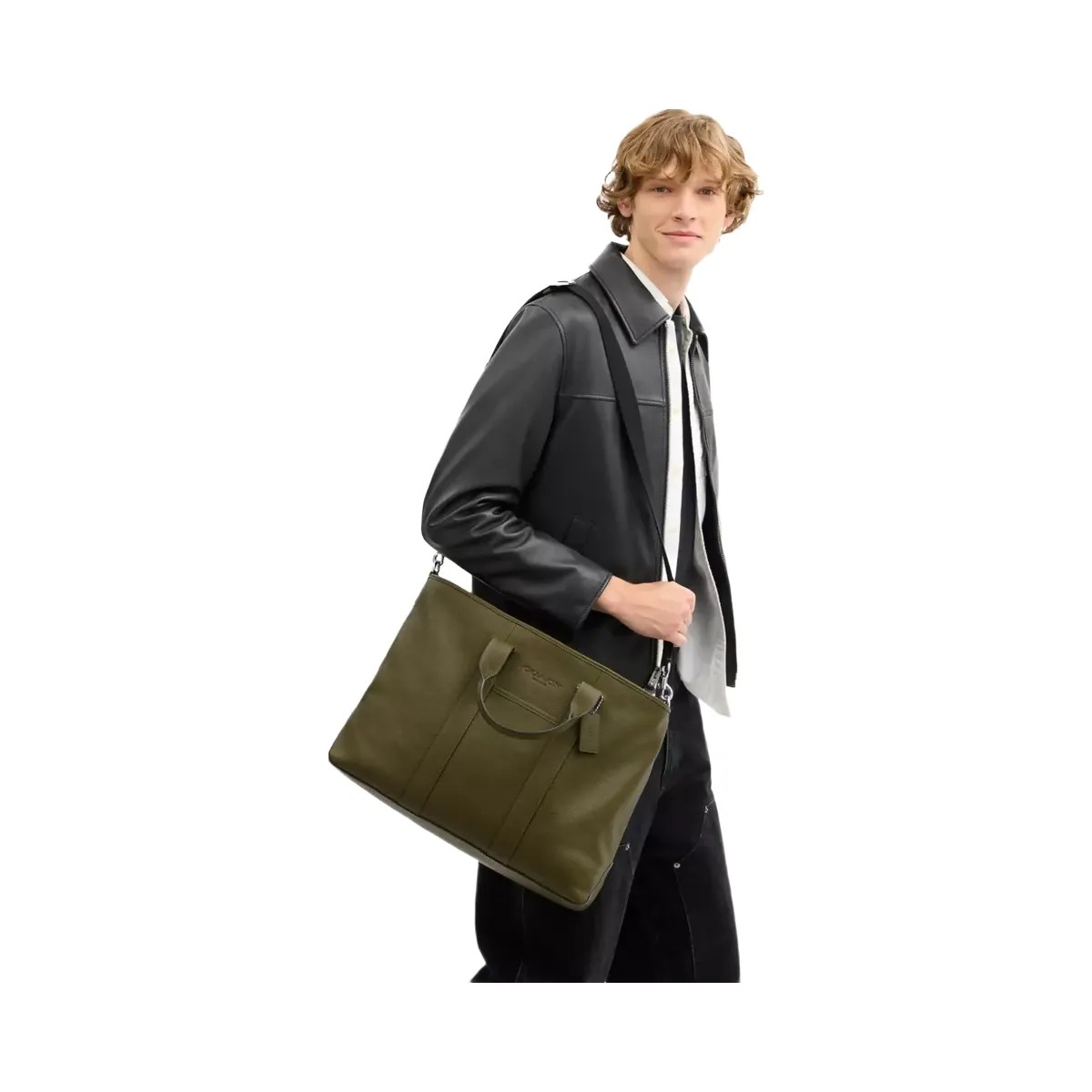 Coach Grayson Tote Bag in Silver Olive - HypeFly India View 4