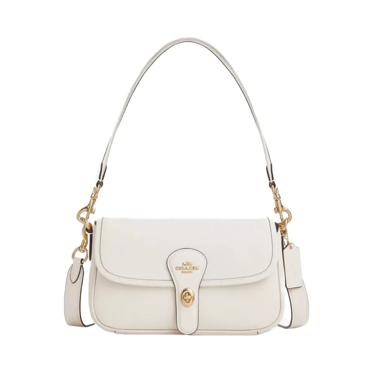 Coach Hadley Shoulder Bag in Gold Chalk - HypeFly India View 1