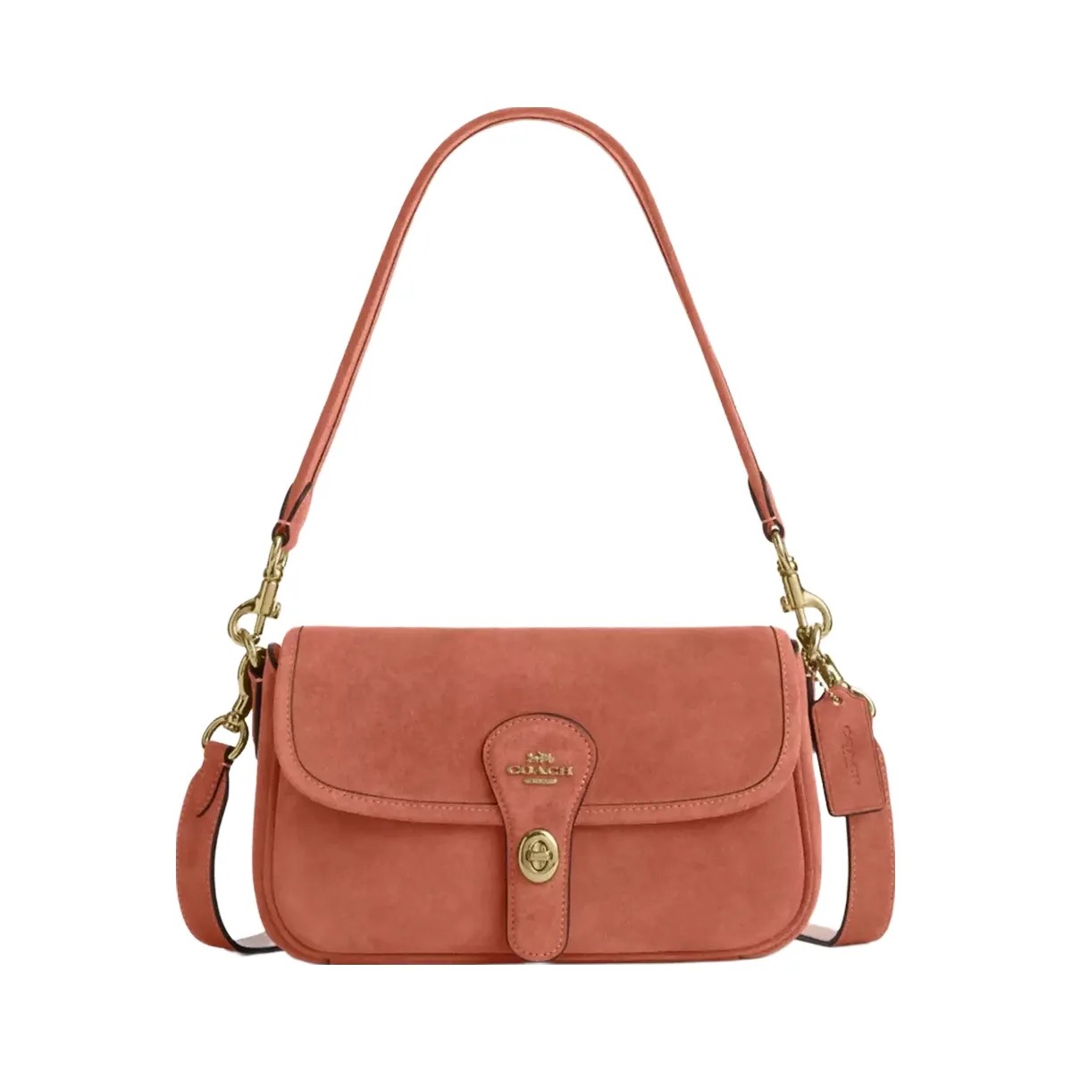 Coach Hadley Shoulder Bag in Gold Clay - HypeFly India View 1
