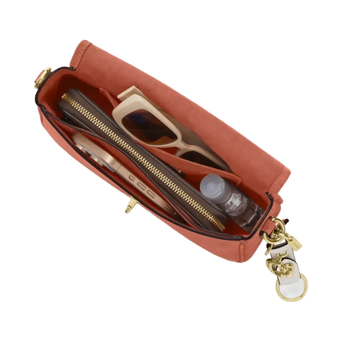 Coach Hadley Shoulder Bag in Gold Clay - HypeFly India View 3