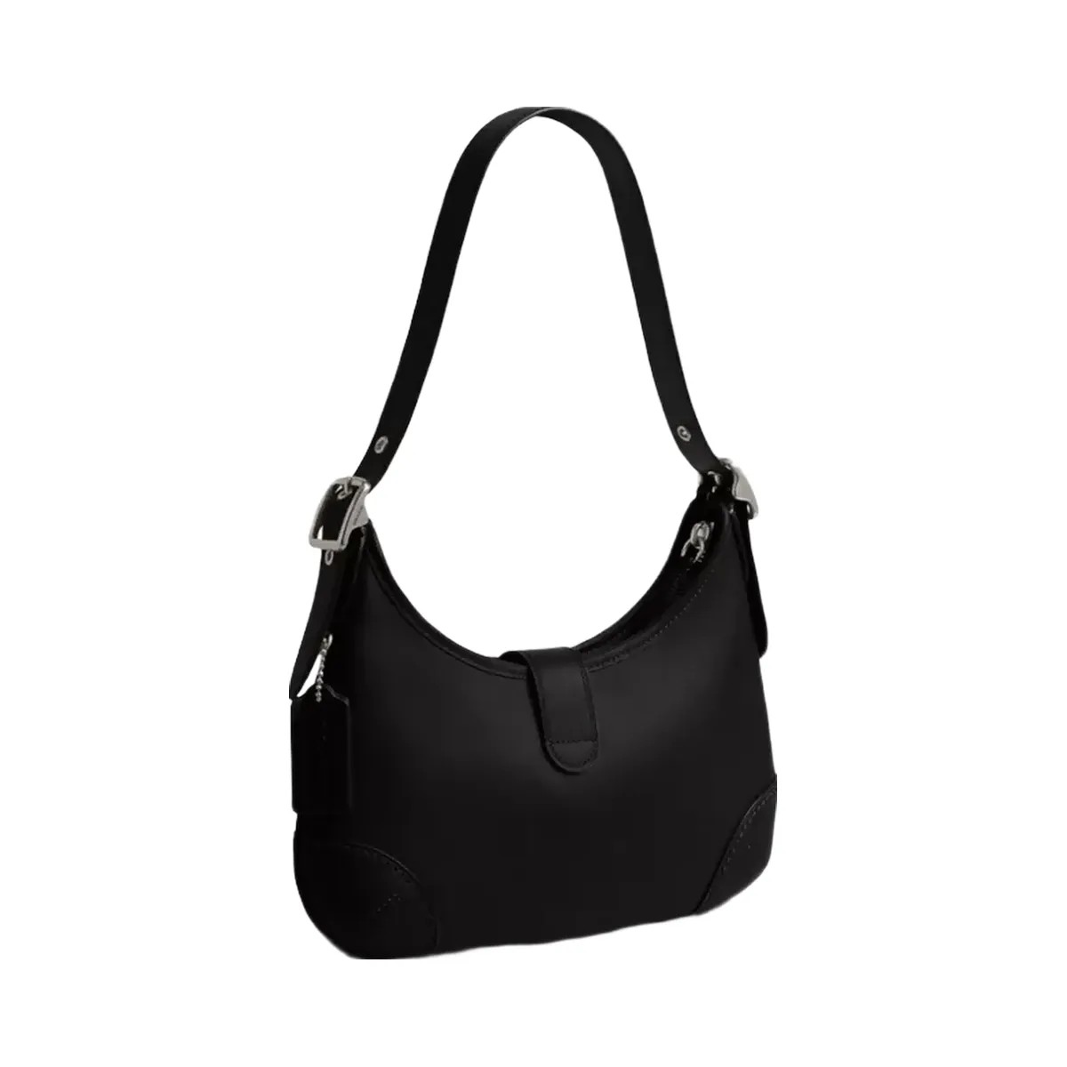 Coach Hamptons Hobo Bag in Silver Black - HypeFly India View 2