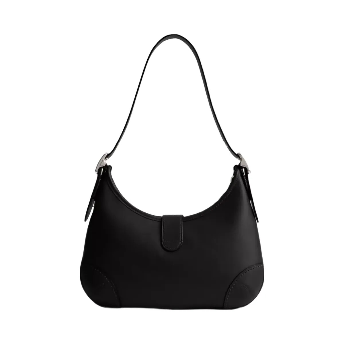 Coach Hamptons Hobo Bag in Silver Black - HypeFly India View 3