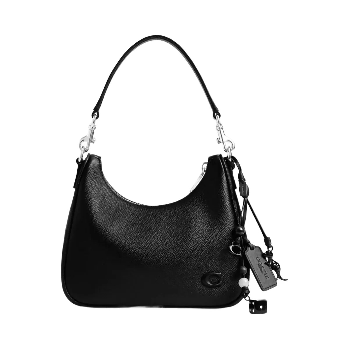 Coach Heritage Bag Charm in Black - HypeFly India View 2