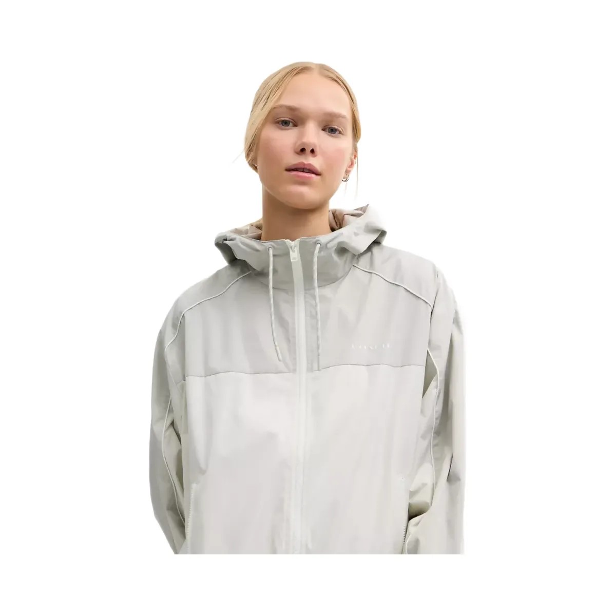 Coach Hooded Windbreaker in Dove Multi - HypeFly India View 4