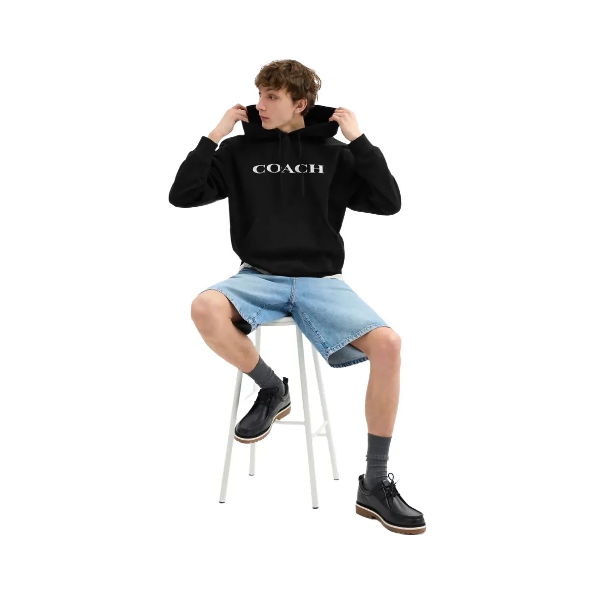 Coach Hoodie Black - HypeFly India View 2