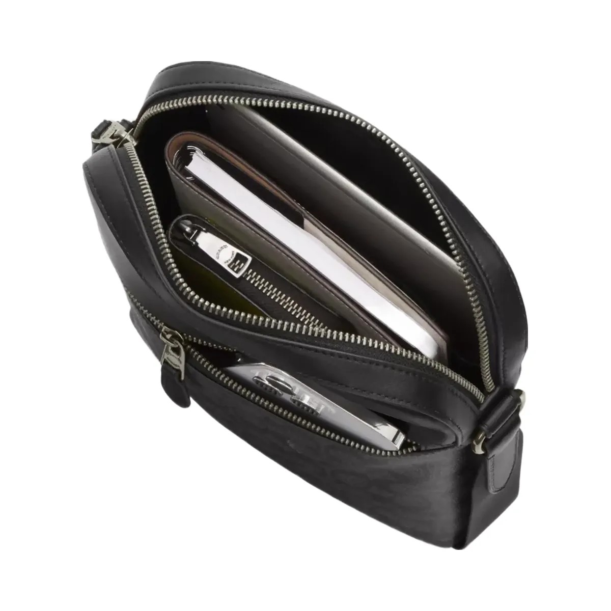 Coach Houston Flight Bag in Gunmetal Black - HypeFly India View 3