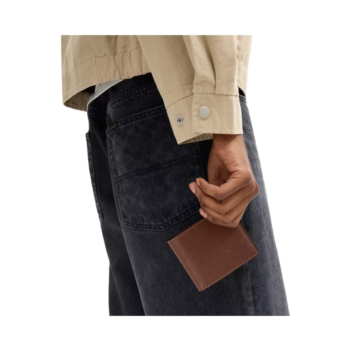 Coach Id Billfold Wallet in Chestnut - HypeFly India View 4