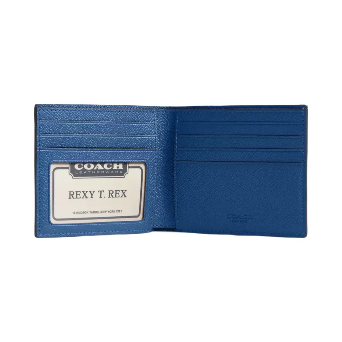 Coach Id Billfold Wallet in True Blue - HypeFly India View 2