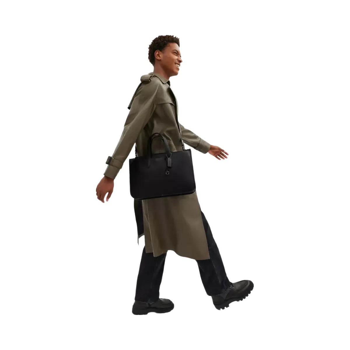 Coach Isaac Workbag in Black - HypeFly India View 5