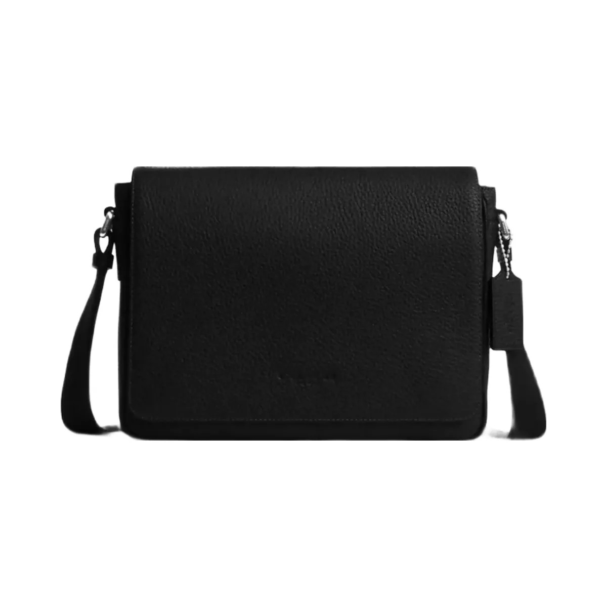 Coach Jack Messenger Bag in Silver Black - HypeFly India View 1
