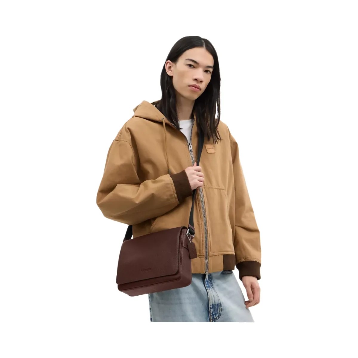 Coach Jack Messenger Bag in Silver Maple - HypeFly India View 4
