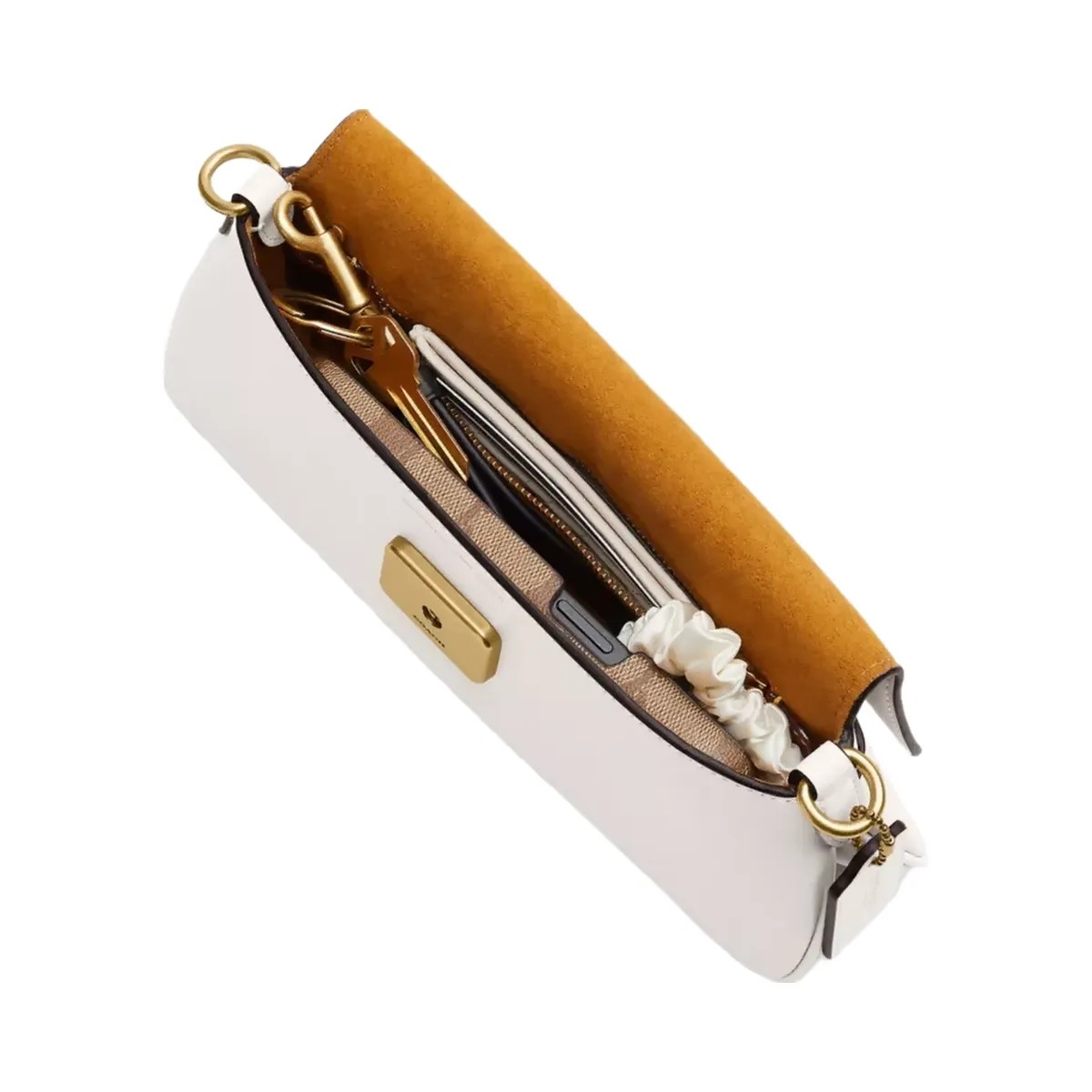 Coach Jet Shoulder Bag in Brass Chalk - HypeFly India View 4