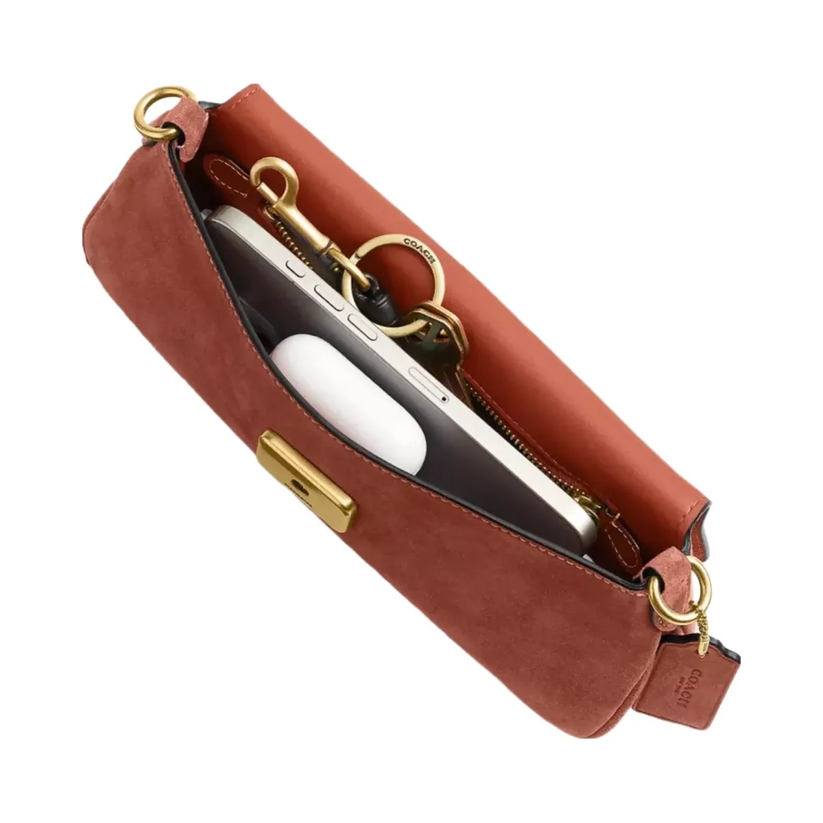 Coach Jet Shoulder Bag in Brass Clay - HypeFly India View 4