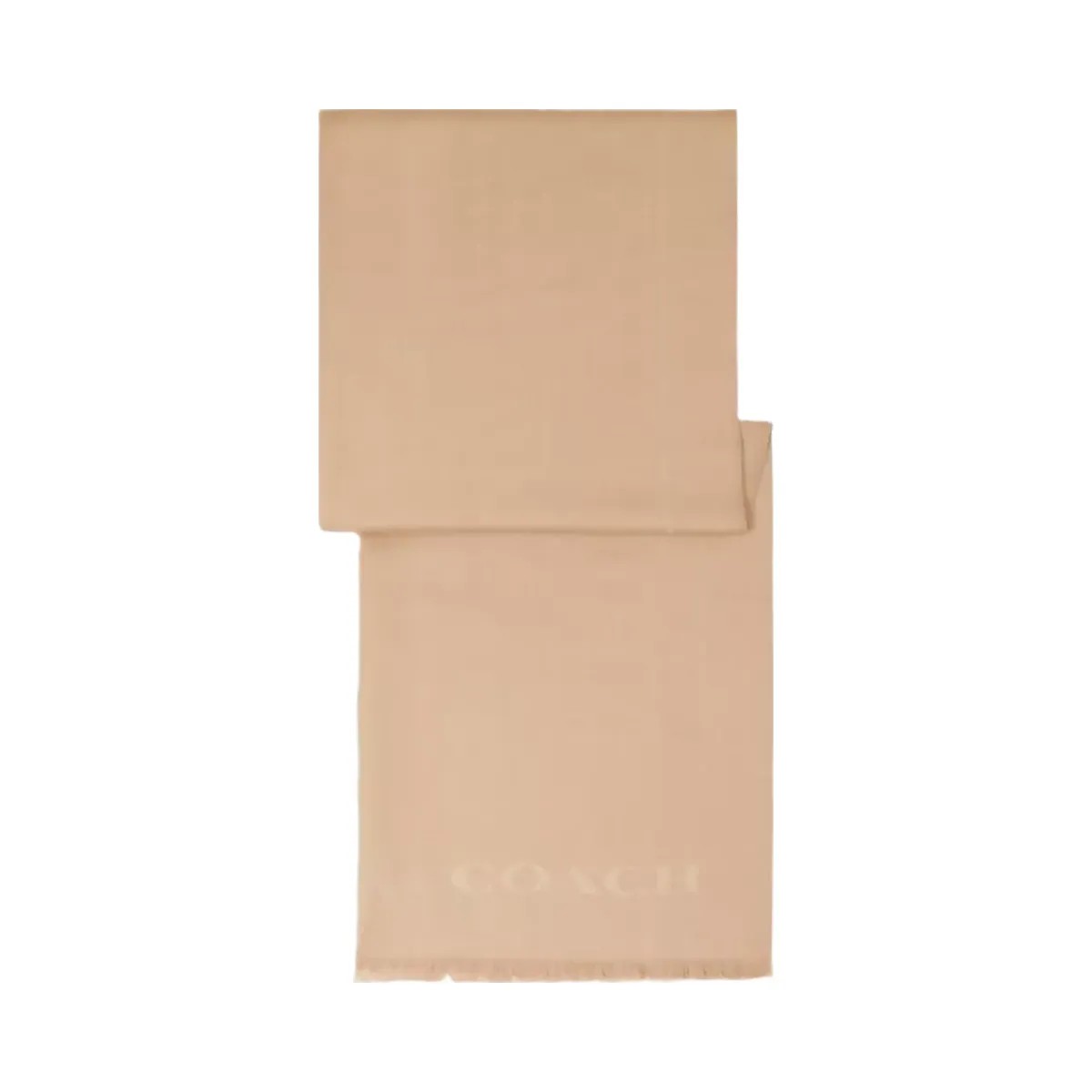 Coach Jumbo Horse And Carriage Wrap in Taupe - HypeFly India View 1