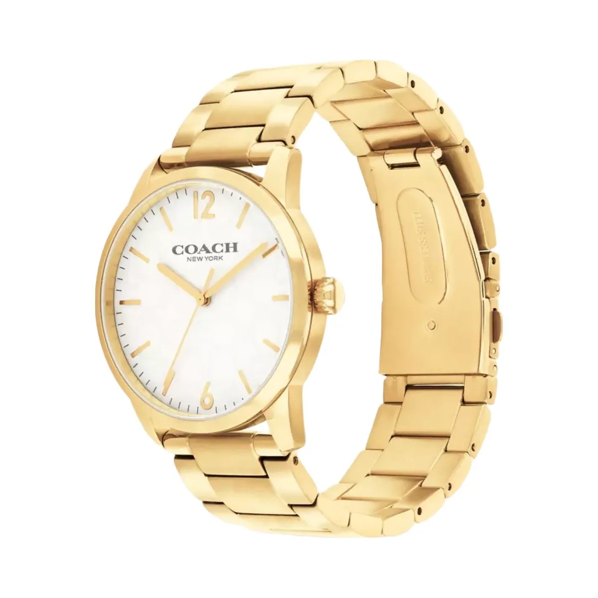 Coach Keane Watch, 39 Mm in Gold - HypeFly India View 2