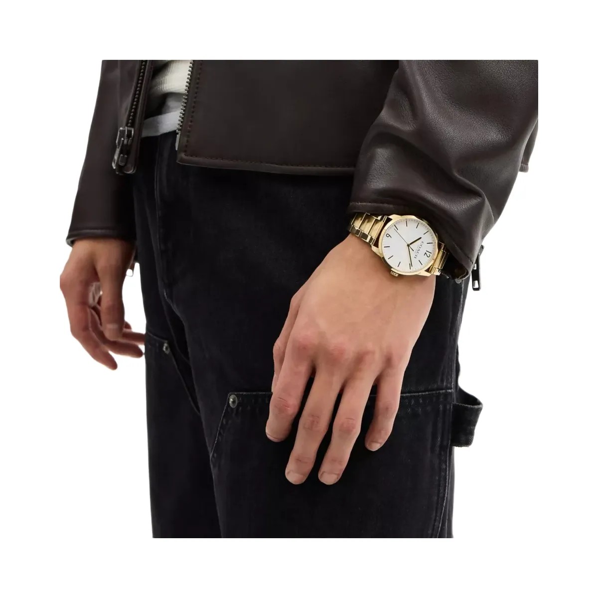 Coach Keane Watch, 39 Mm in Gold - HypeFly India View 4