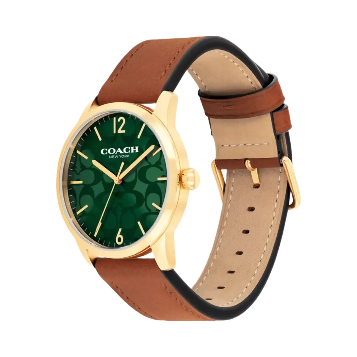 Coach Keane Watch, 39 Mm in Saddle - HypeFly India View 2