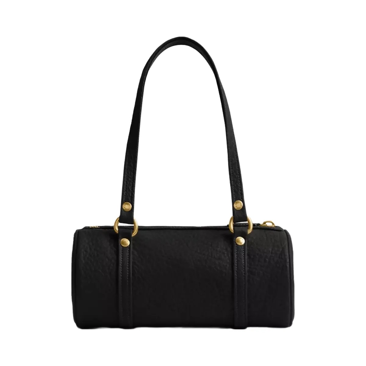 Coach Kisslock Barrel Bag 28 in Brass Black - HypeFly India View 3