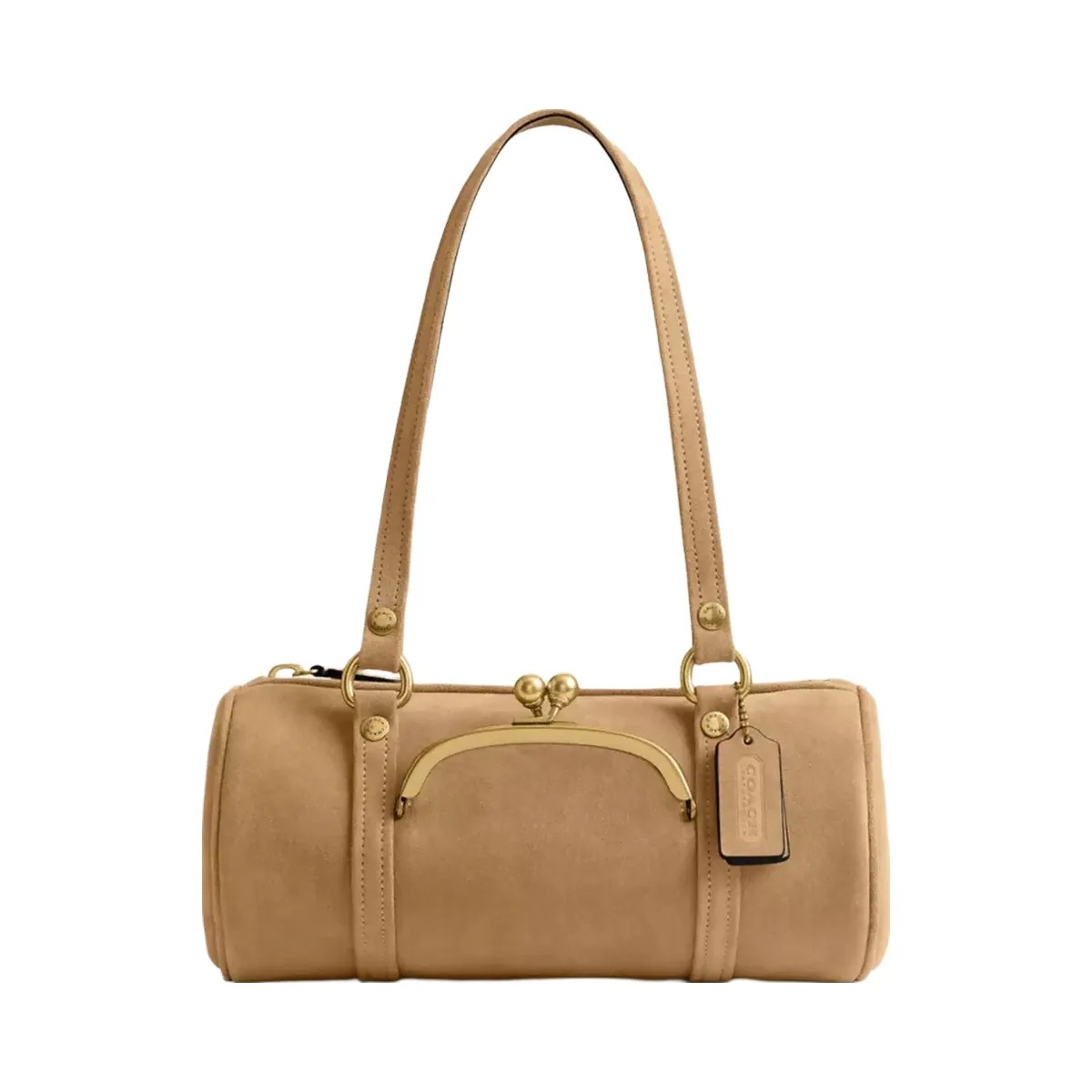 Coach Kisslock Barrel Bag 28 in Brass Soul - HypeFly India View 1