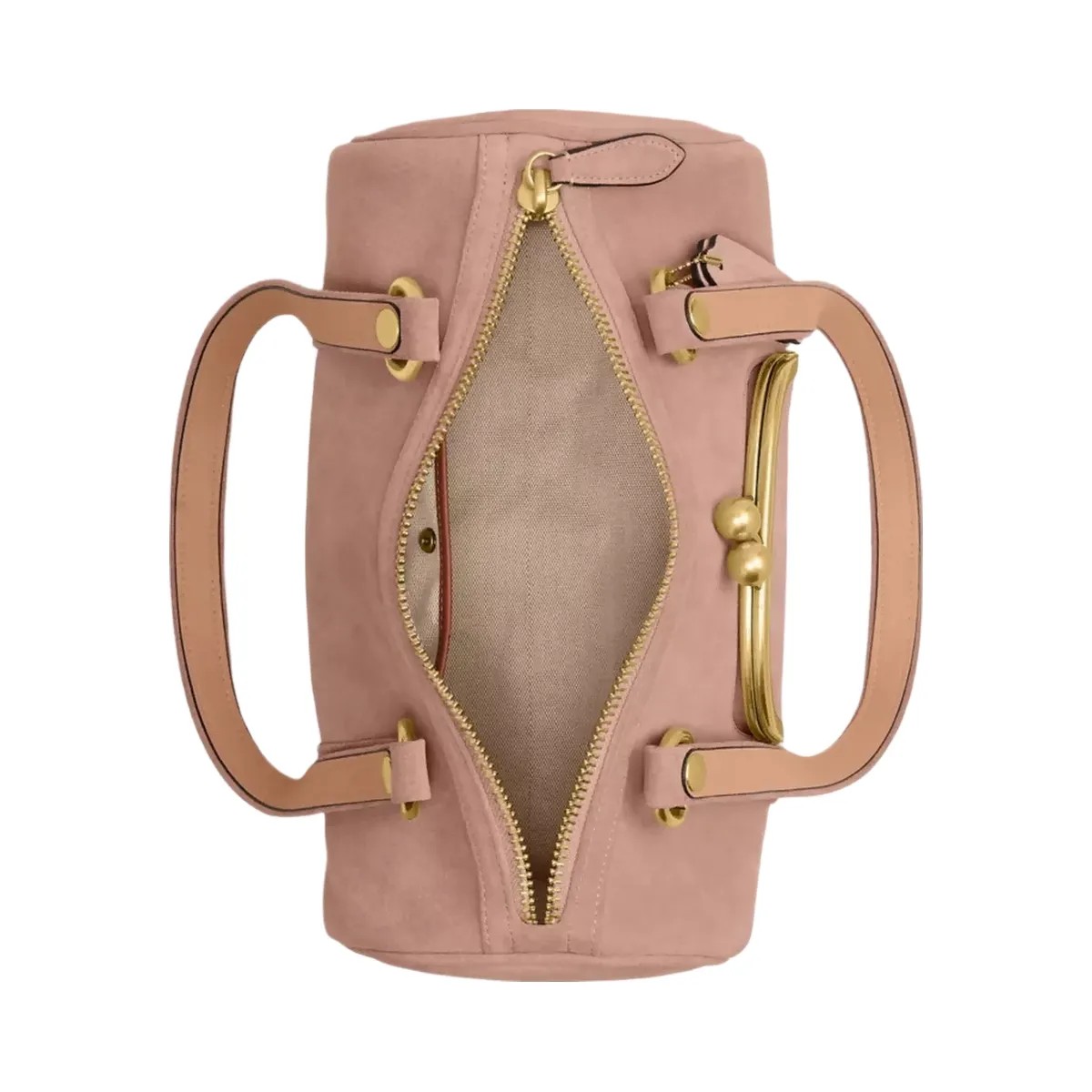 Coach Kisslock Barrel Bag in Brass Nuage - HypeFly India View 5