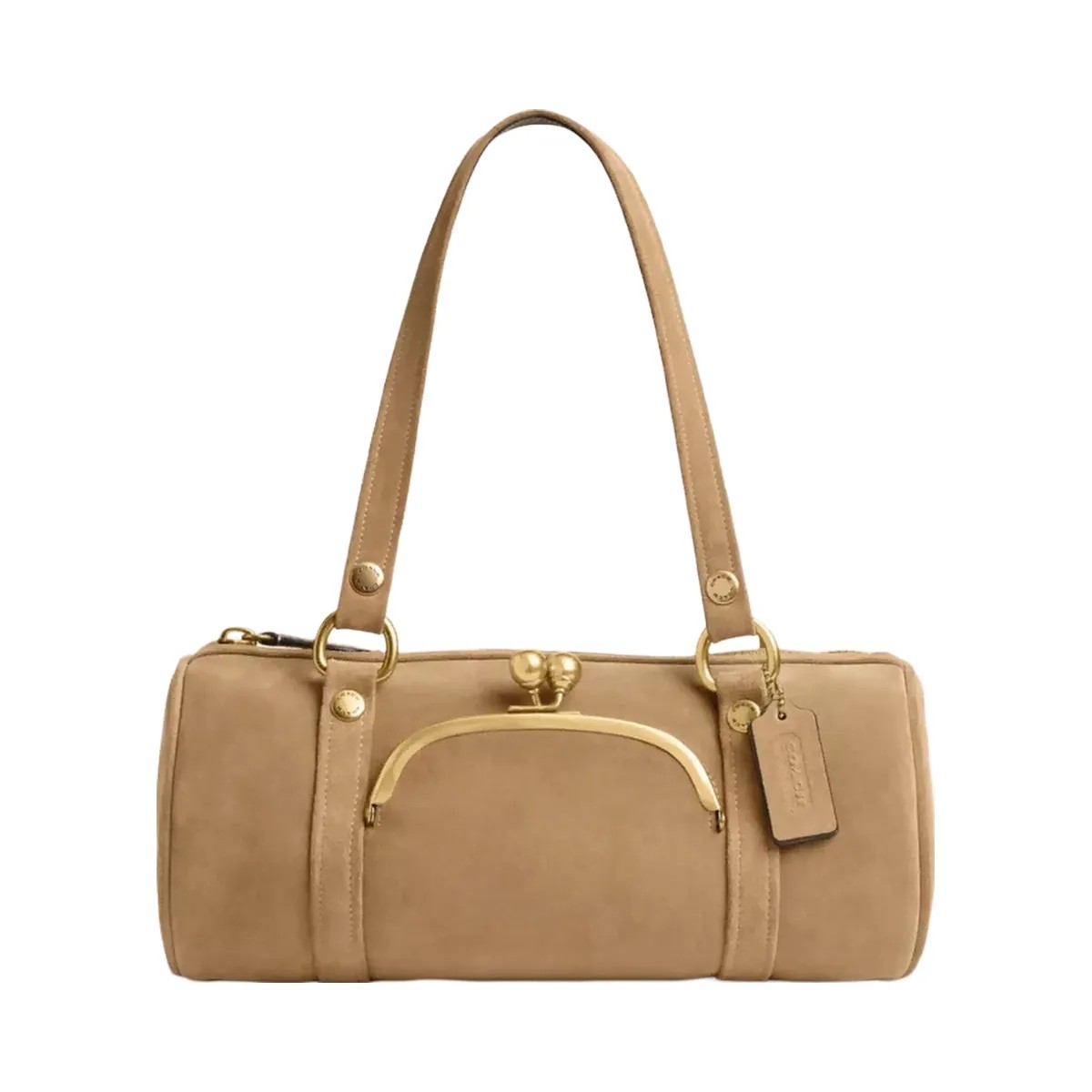 Coach Kisslock Barrel Bag in Brass Soul - HypeFly India View 1