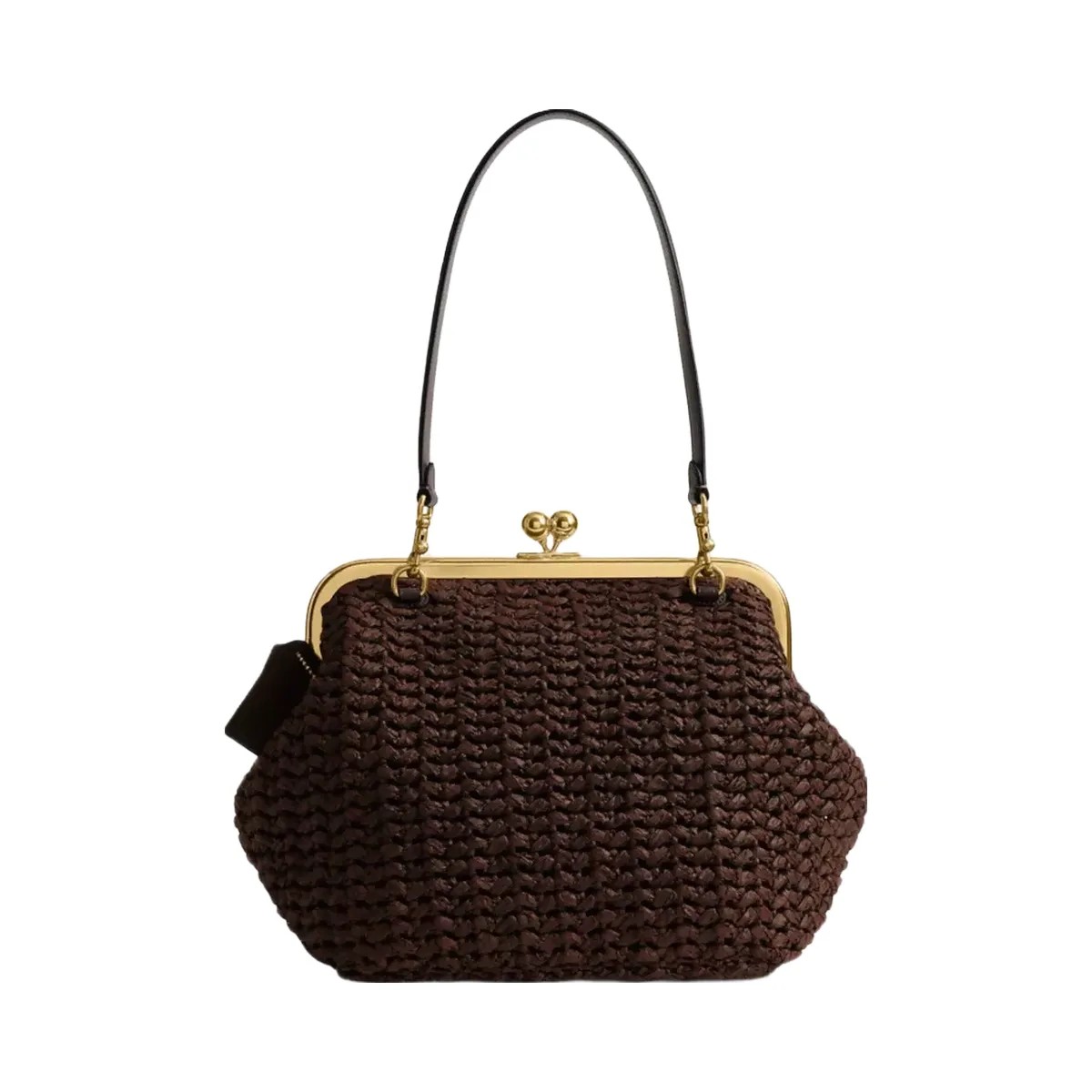 Coach Kisslock Frame Bag 27 in Brass Maple - HypeFly India View 3
