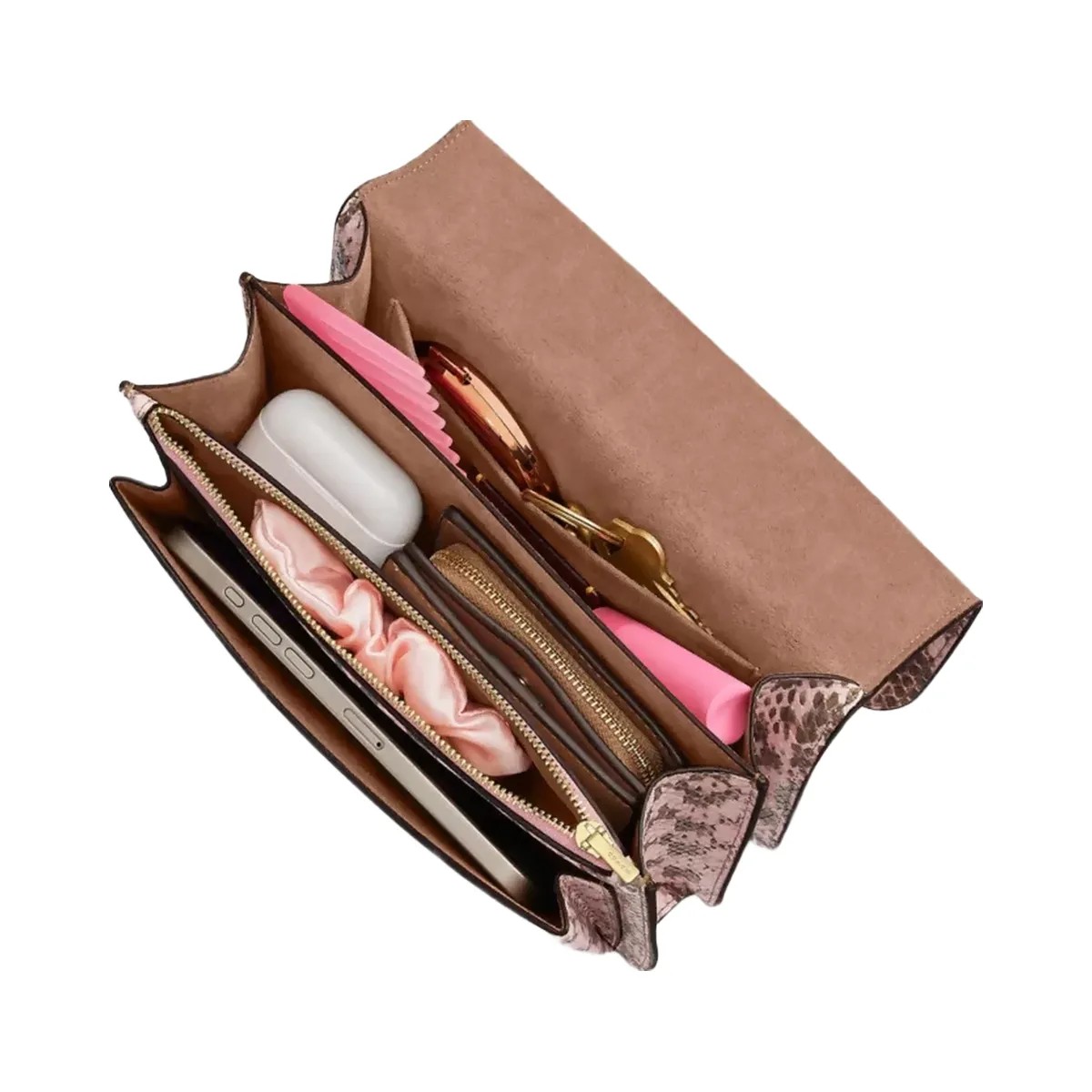 Coach Klare Crossbody Bag in Gold Pink - HypeFly India View 3