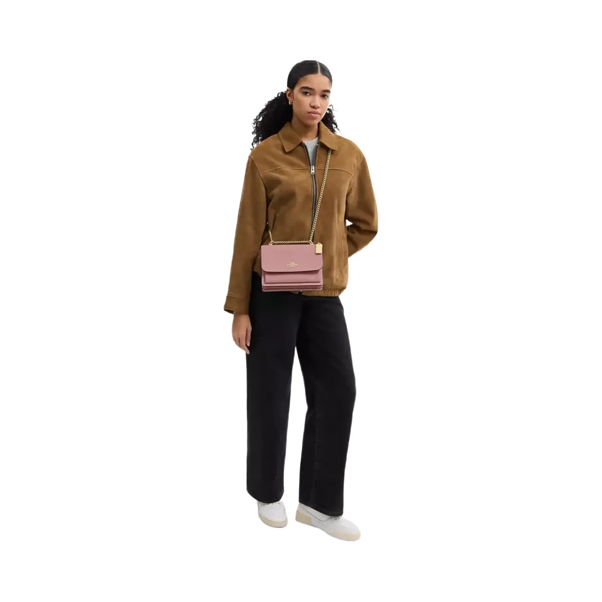 Coach Klare Crossbody Bag in Gold Pink Petal - HypeFly India View 6