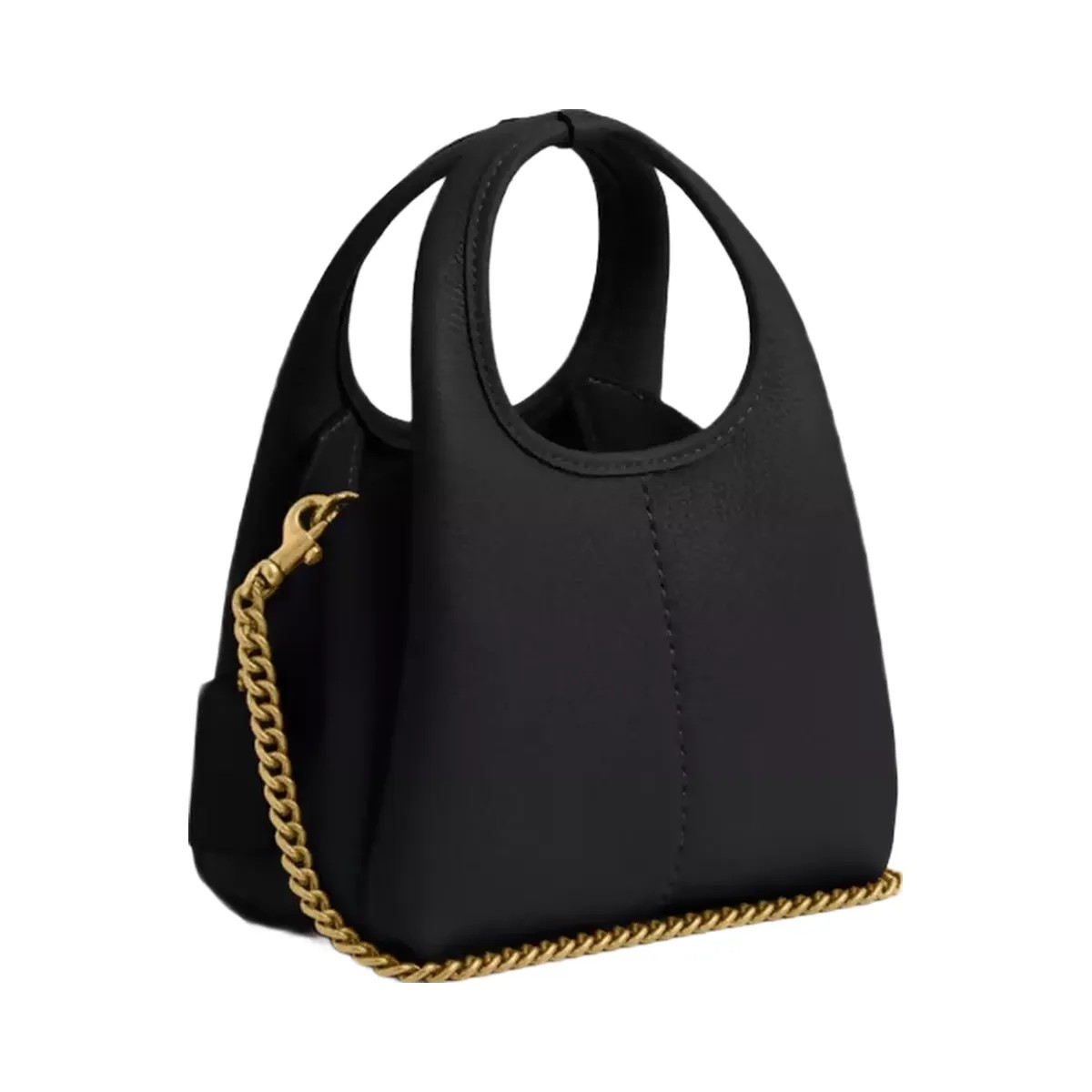 Coach Lana Shoulder Bag 19 in Brass Black - HypeFly India View 2