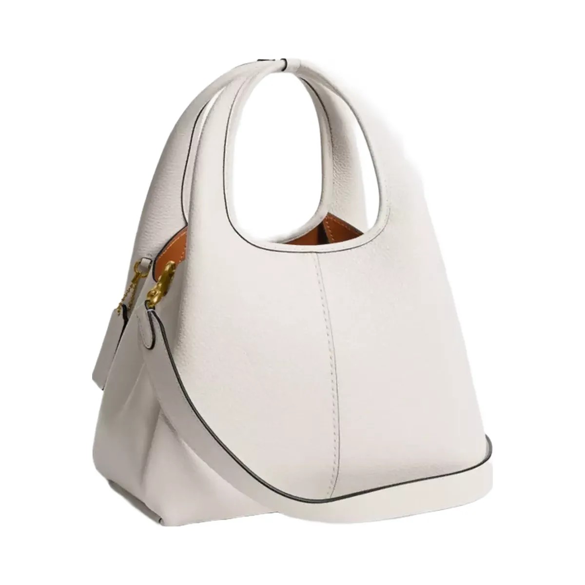 Coach Lana Shoulder Bag 23 in Brass Chalk - HypeFly India View 2