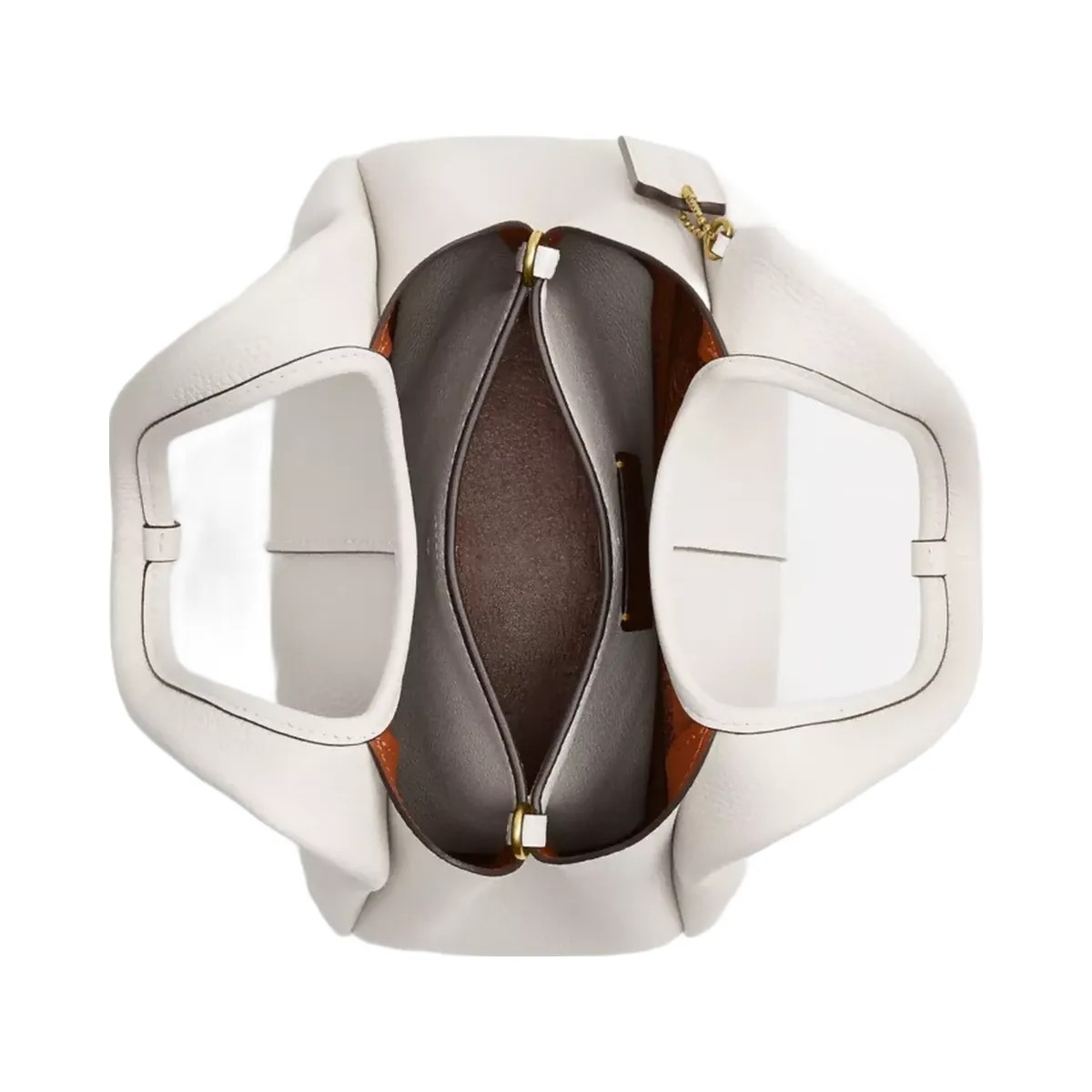 Coach Lana Shoulder Bag 23 in Brass Chalk - HypeFly India View 5