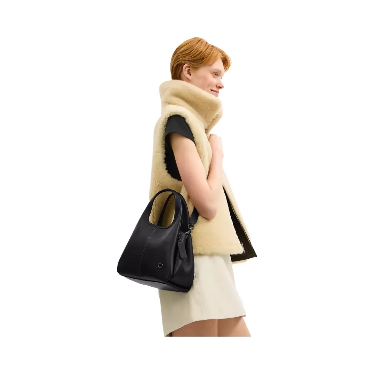 Coach Lana Shoulder Bag 23 in Pewter Black - HypeFly India View 6