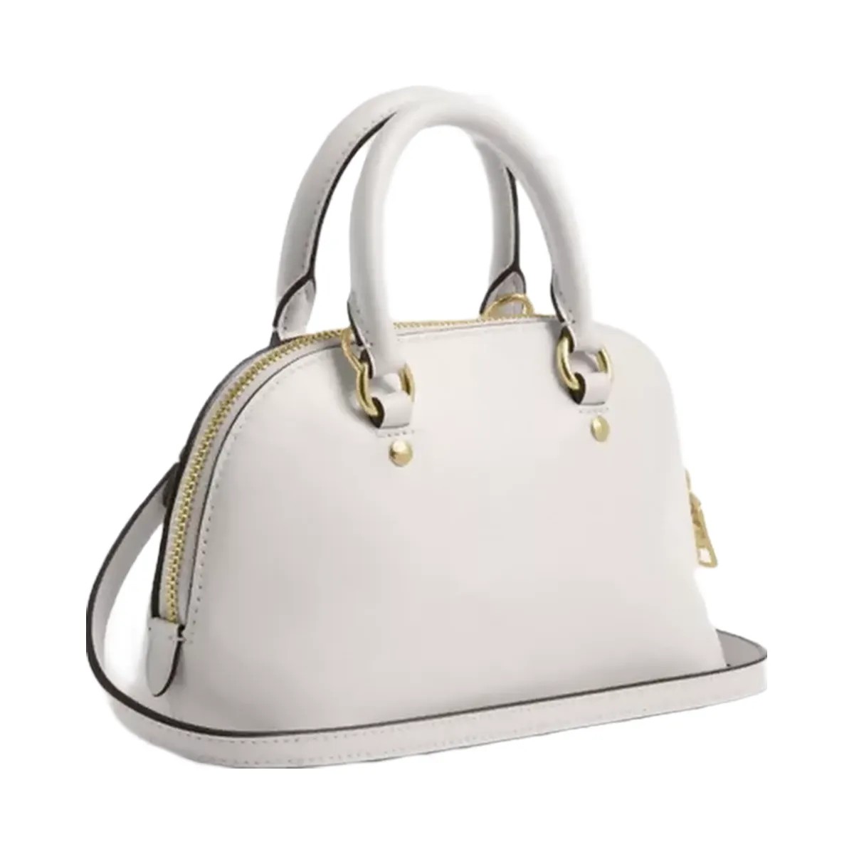 Coach Lara Mini Satchel Bag in Gold Chalk - HypeFly India View 2