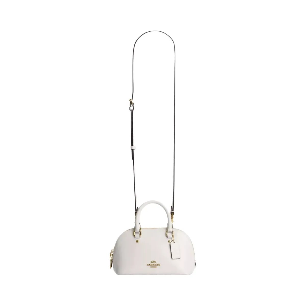 Coach Lara Mini Satchel Bag in Gold Chalk - HypeFly India View 6