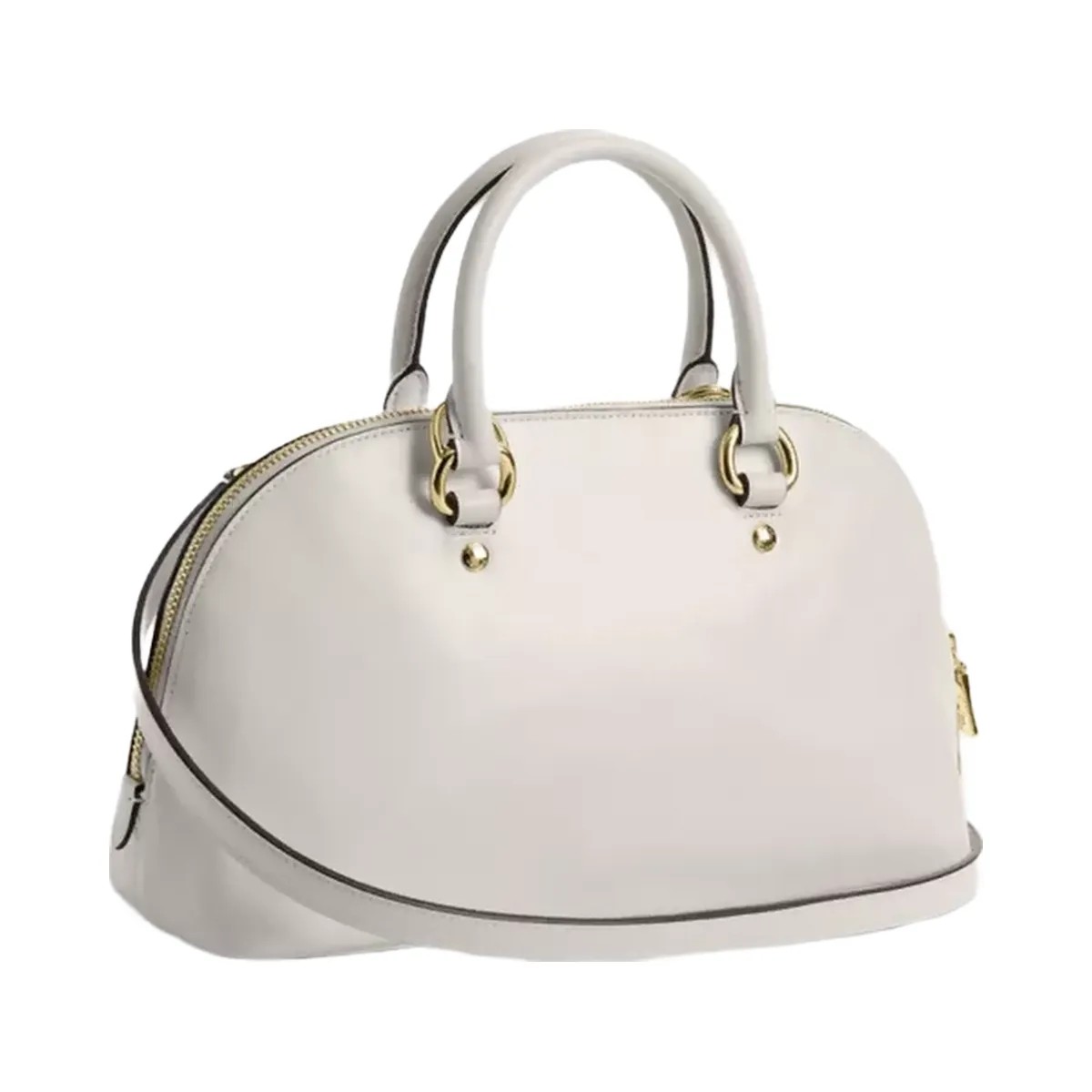 Coach Lara Satchel Bag in Gold Chalk - HypeFly India View 2