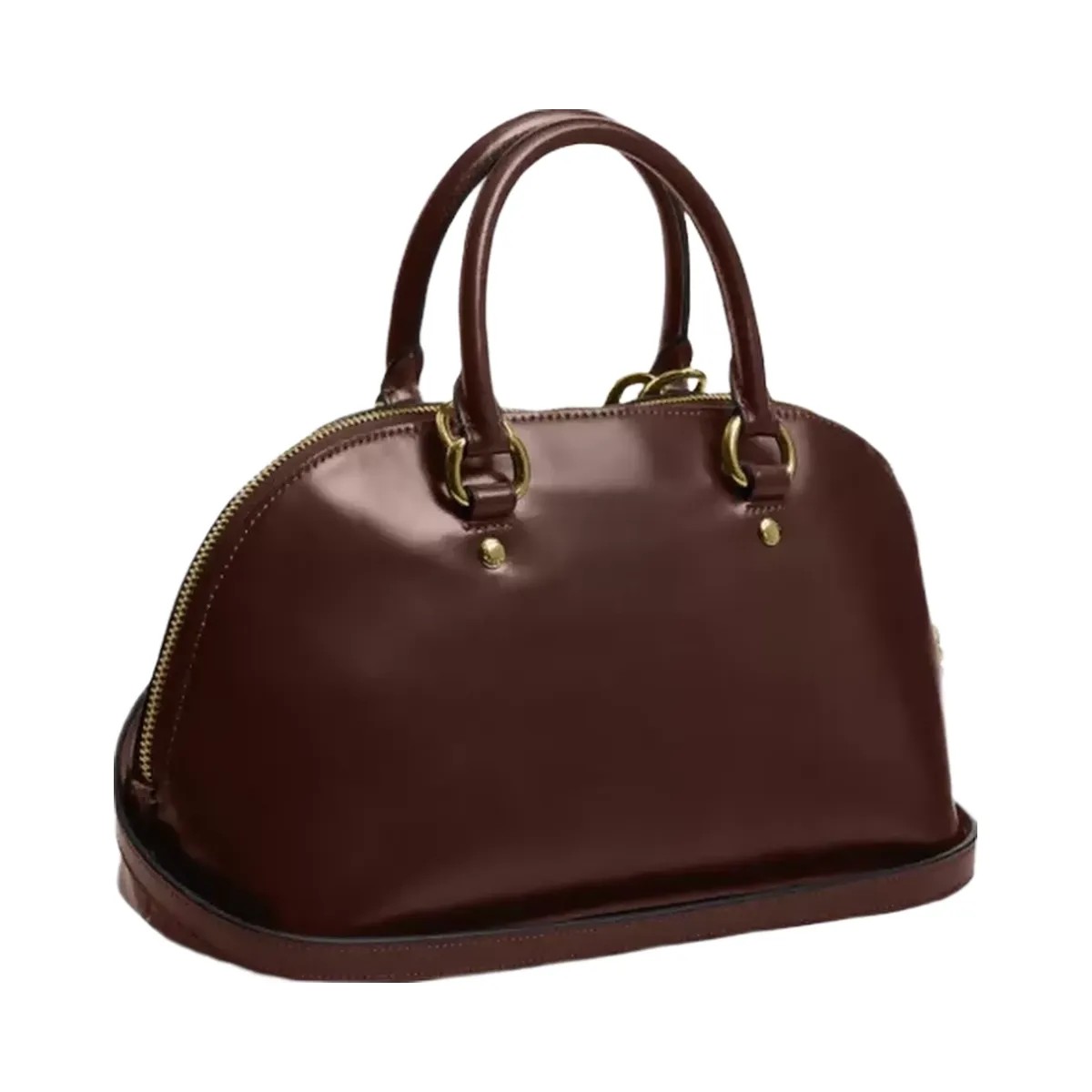 Coach Lara Satchel Bag in Gold Maple - HypeFly India View 2