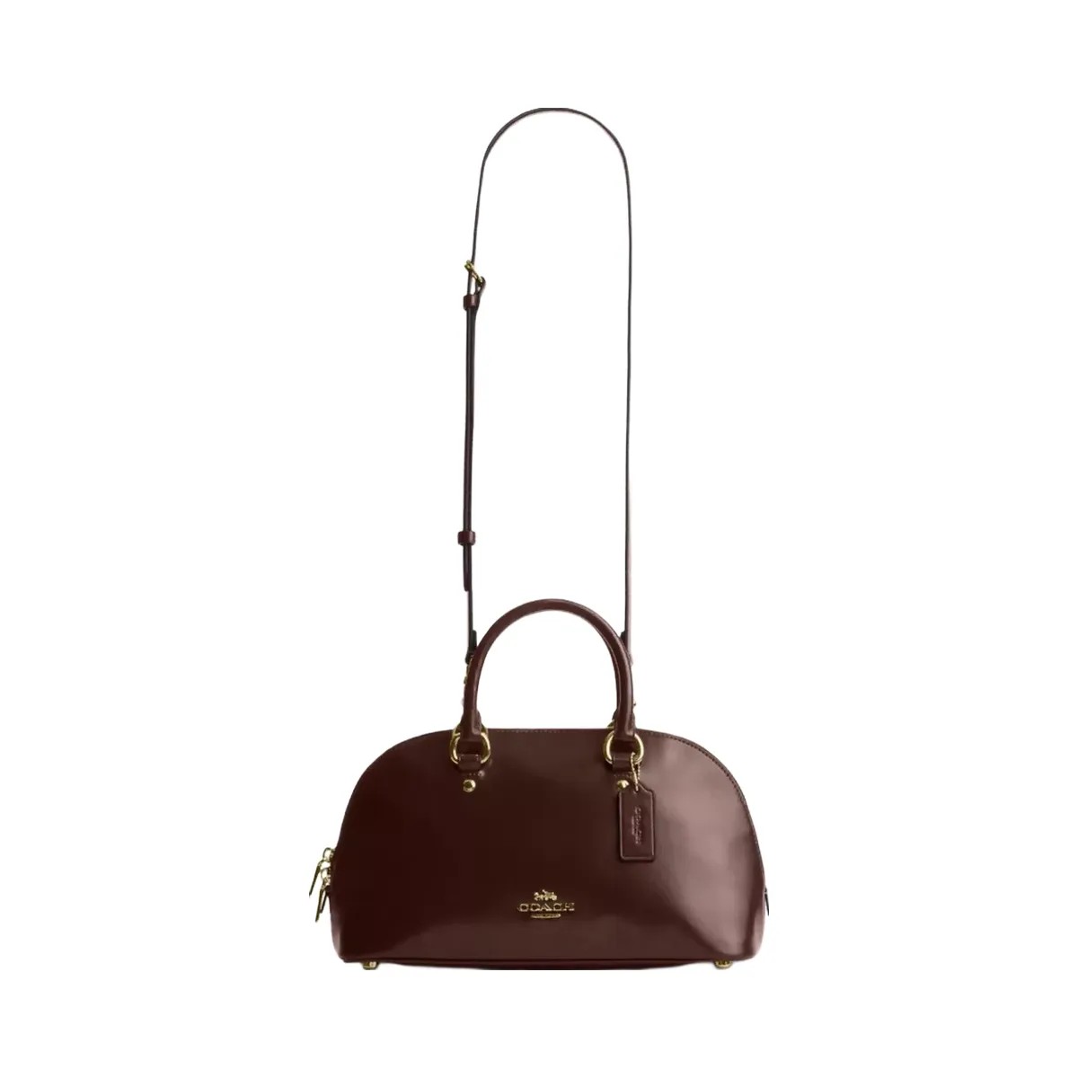 Coach Lara Satchel Bag in Gold Maple - HypeFly India View 6