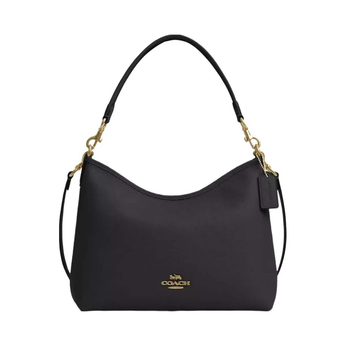 Coach Laurel Shoulder Bag in Gold Black - HypeFly India View 1
