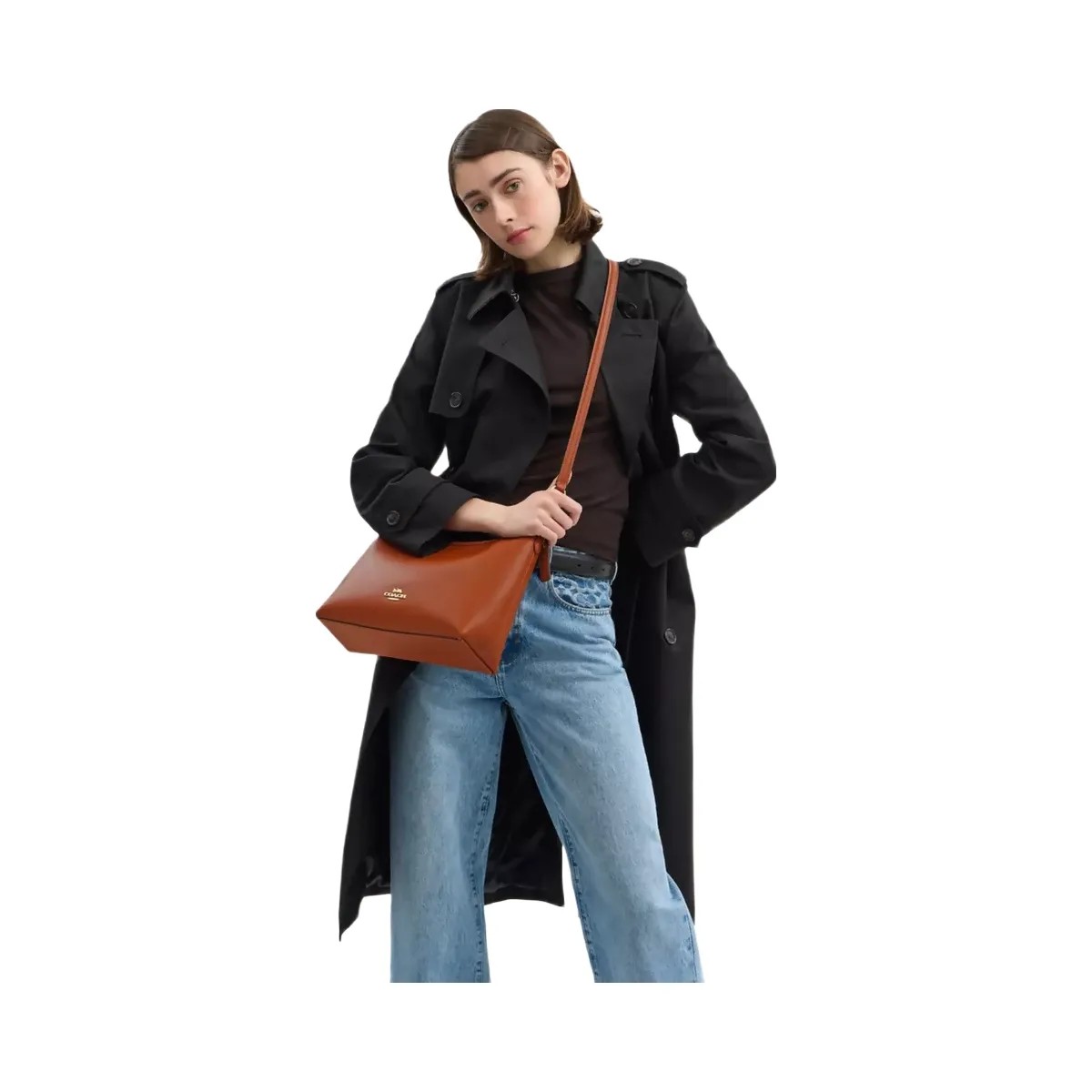 Coach Laurel Shoulder Bag in Gold Tan - HypeFly India View 5