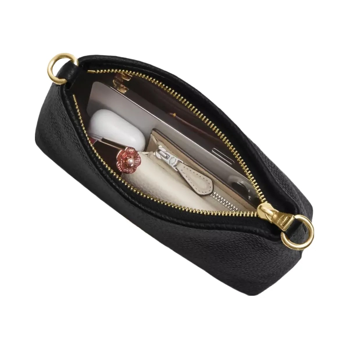 Coach Laurel Small Shoulder Bag in Gold Tan - HypeFly India View 3