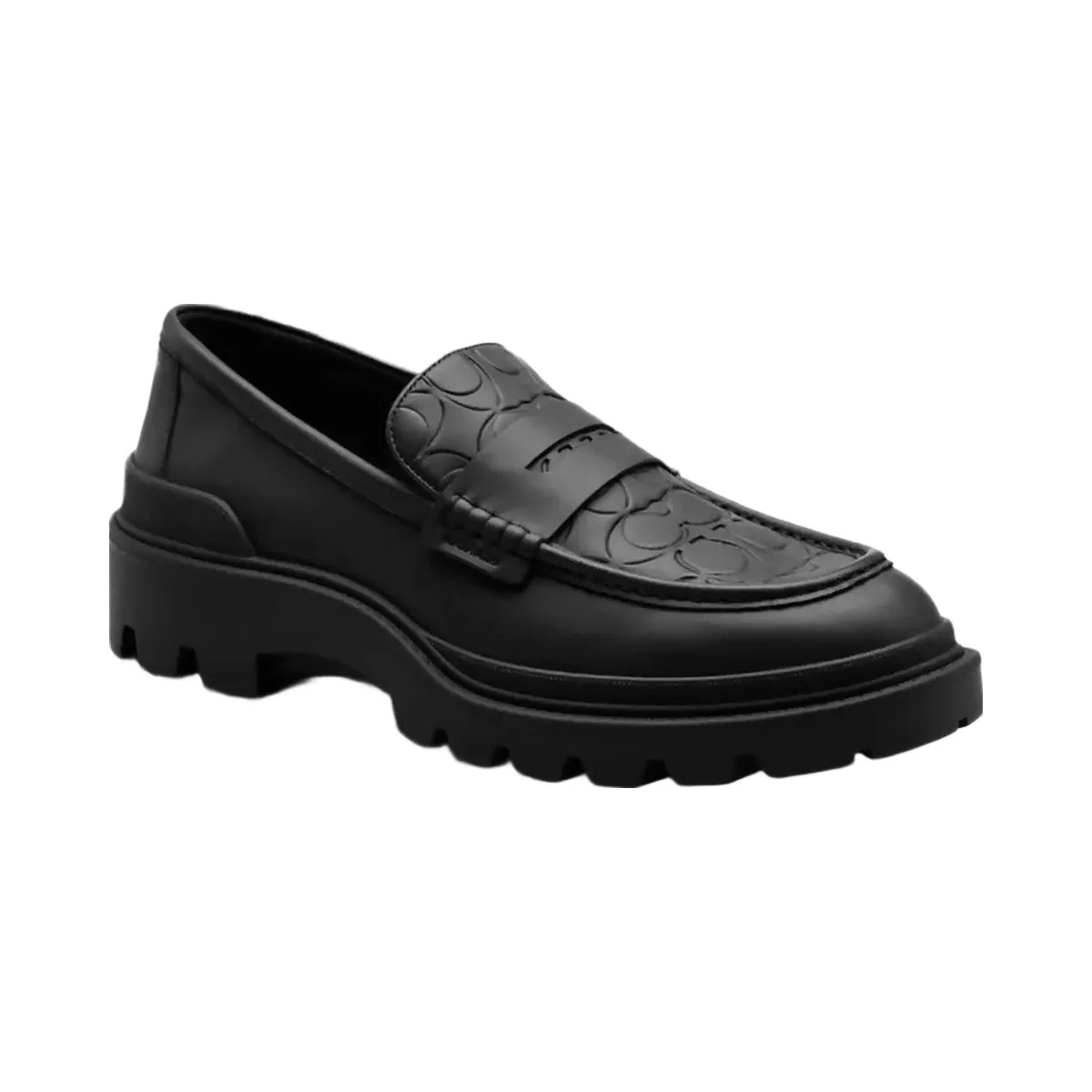 Coach Loafer With Signature Print in Black - HypeFly India View 1