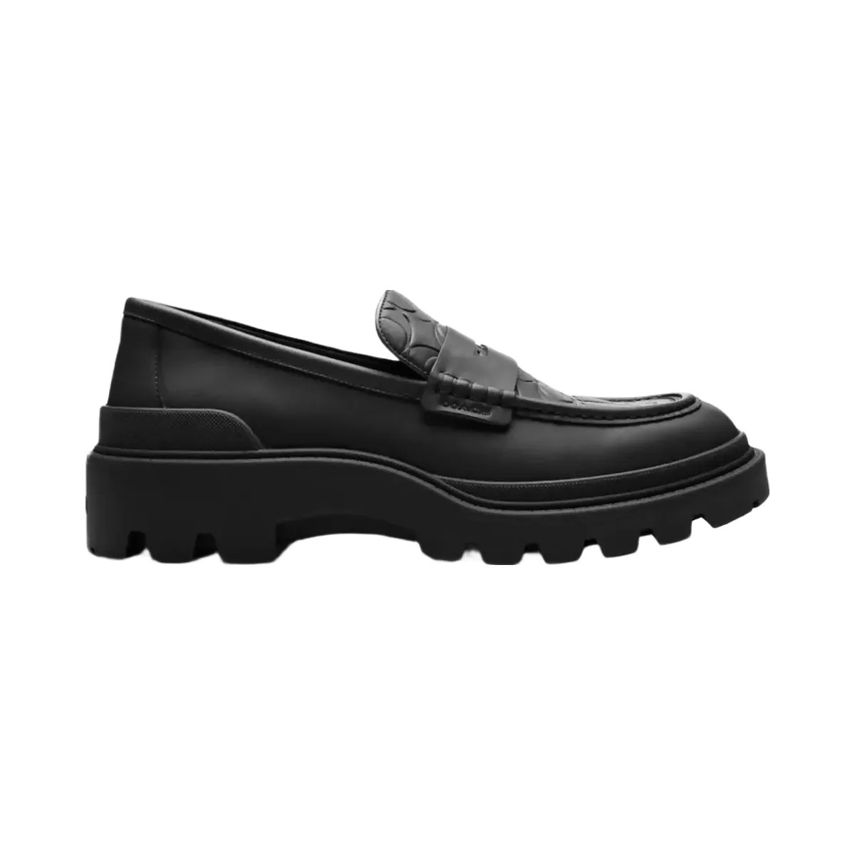 Coach Loafer With Signature Print in Black - HypeFly India View 2