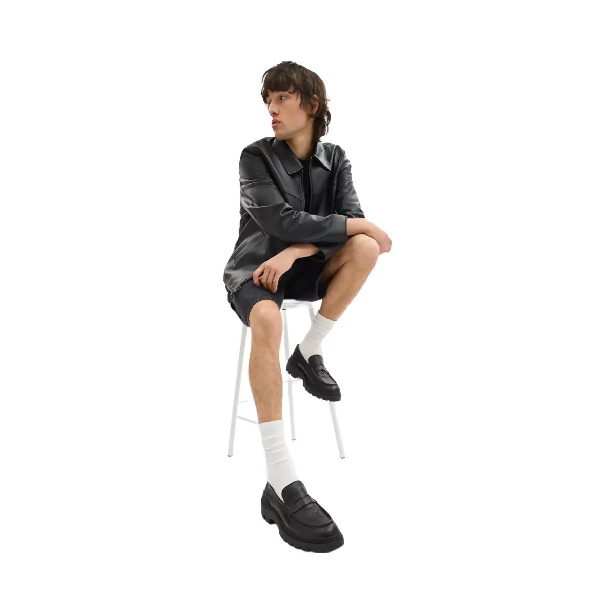 Coach Loafer With Signature Print in Black - HypeFly India View 5