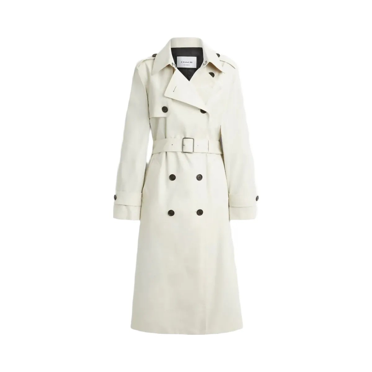 Coach Long Trench Ecru - HypeFly India View 1