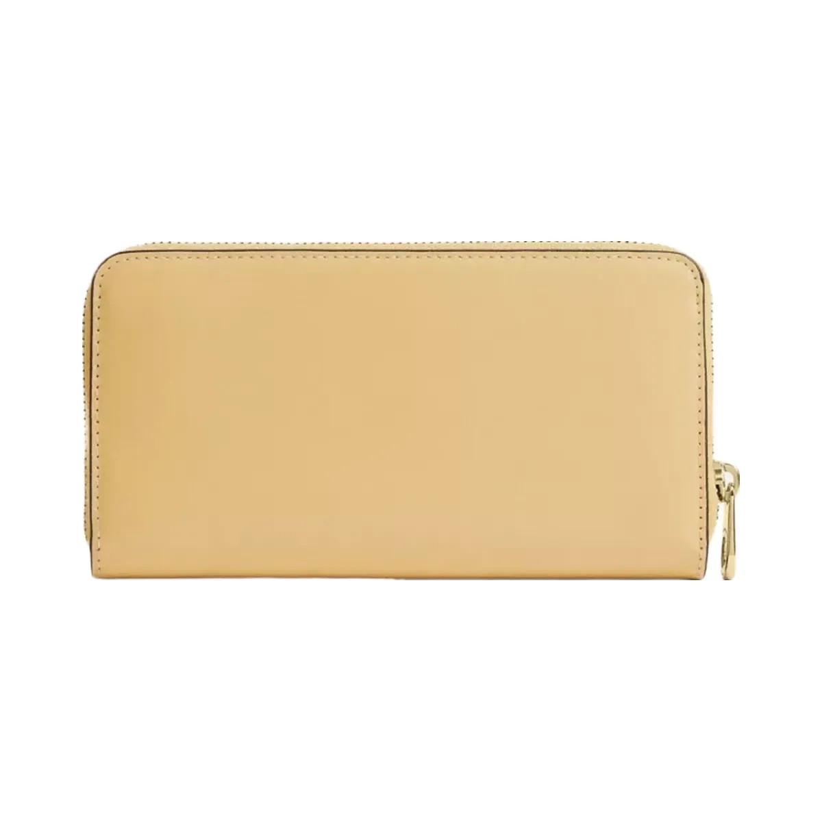 Coach Long Zip Around Wallet in Gold Vanilla - HypeFly India View 2