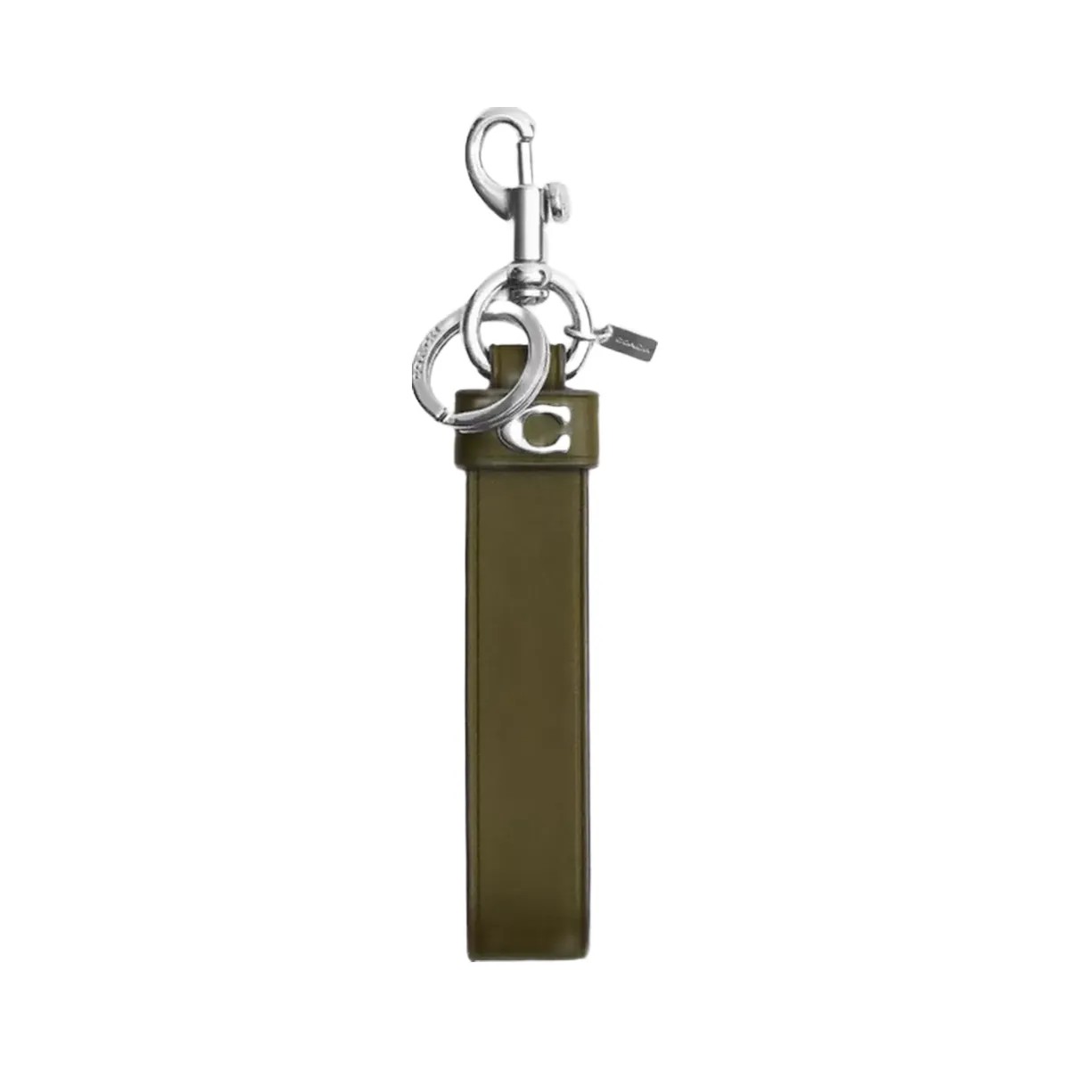 Coach Loop Bag Charm in Olive - HypeFly India View 1