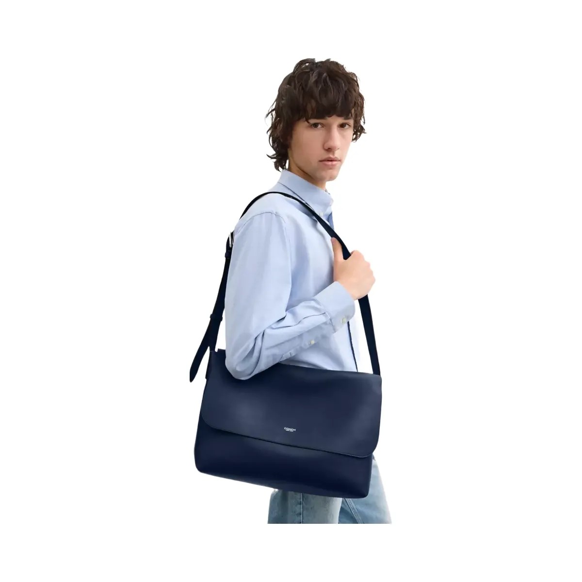 Coach Ludlow Messenger Bag in Navy - HypeFly India View 5