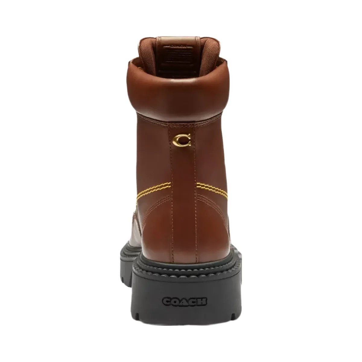 Coach Lug Sole Boot in Vintage Brown - HypeFly India View 4