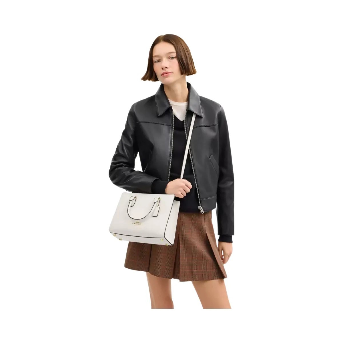 Coach Maggie Small Tote Bag in Gold Chalk - HypeFly India View 5