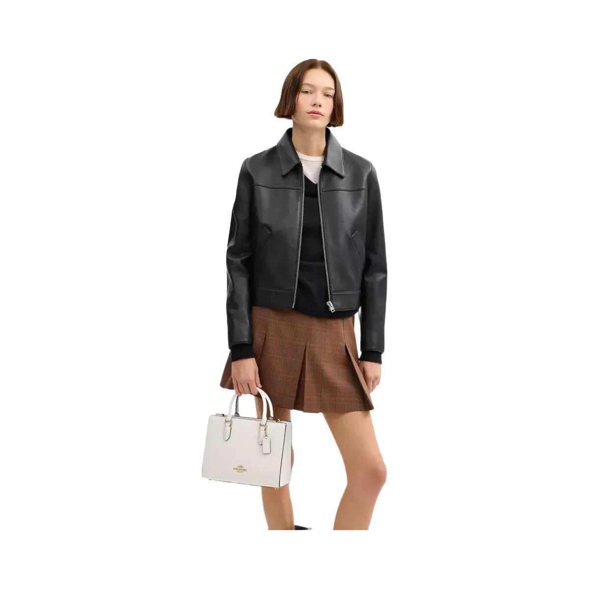 Coach Maggie Small Tote Bag in Gold Chalk - HypeFly India View 6